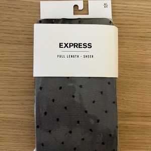 Brand New EXPRESS Sheer Dotted Tights